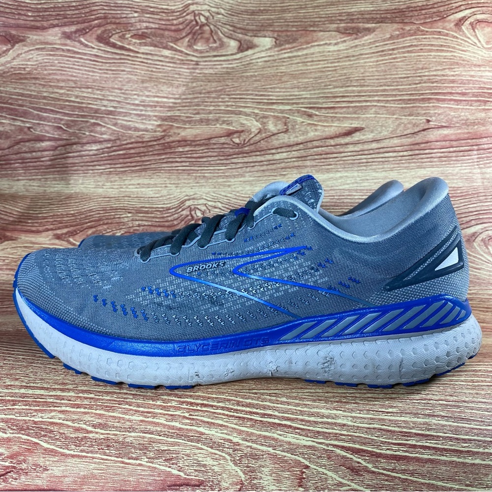 Brooks Glycerin GTS 19 Quarry Gray Blue Running Sneakers 12.5